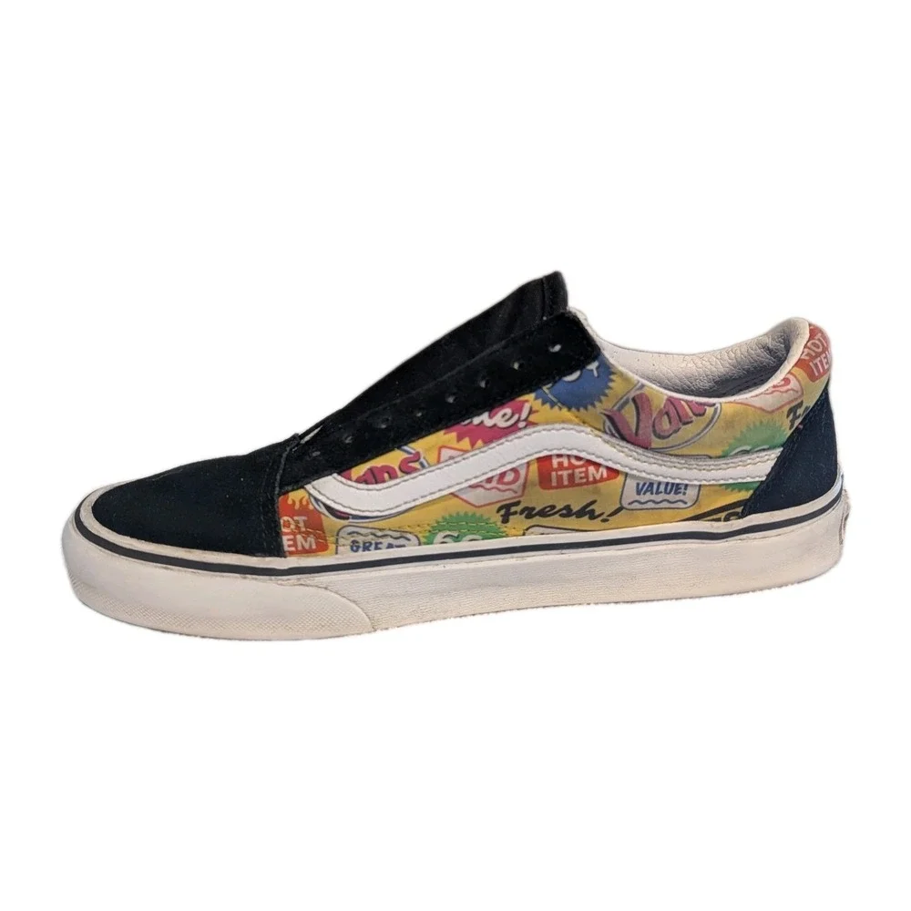 Retired Vans‎ Men 7.5/Women 9 Old Skool Retro Mart Yellow Signage VN0A3WKT4RR